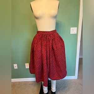 Custom made full skirt with pockets